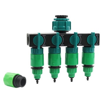 Garden Irrigation 4-way Tap Hose Splitter Garden Drip 4/7 or 8/11 Hose Fittings Σετ άρδευσης σωλήνα άρδευσης 1 σετ