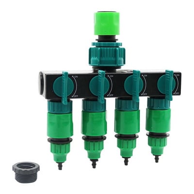 Garden Irrigation 4-way Tap Hose Splitter Garden Drip 4/7 or 8/11 Hose Fittings Σετ άρδευσης σωλήνα άρδευσης 1 σετ