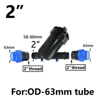 3/4" 1" 1.25", 1.5", 2" 120 Filtru cu plasă pentru grădină Sistem de irigare prin picurare Filtru plasă Agricultură Sere Pulverizator Udare