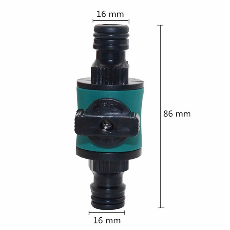 16 mm-es csatlakozás 1/2 hüvelyk és 16 mm közötti gyorscsatlakozó szeleppel Kerti öntözőrendszer Gyorscsatlakozók Tartozékok Kerti kellékek 1 db