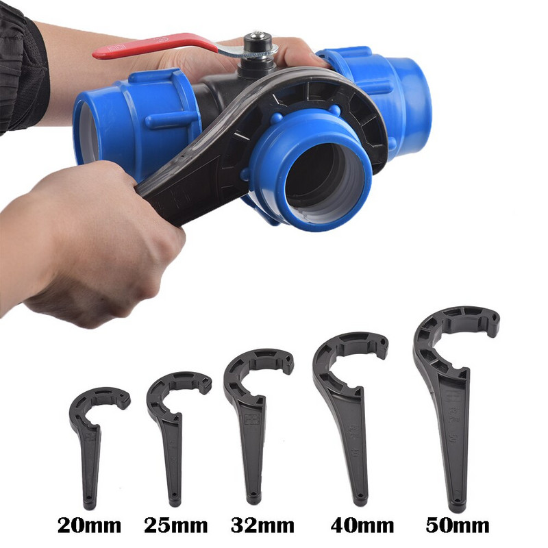 20/25/32/40/50mm PE țeavă fitinguri de conectare rapidă cheie PE PVC tub valvă piuliță de blocare cheie specială instrument de reparare țevi de irigare