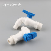 1 kom PVC 1/2 3/4 inča Ventil za slavinu s muškim navojem Spojite na 16 mm meko crijevo 1/2" 3/4" slavinu za vrtno crijevo Ventil za navodnjavanje biljaka