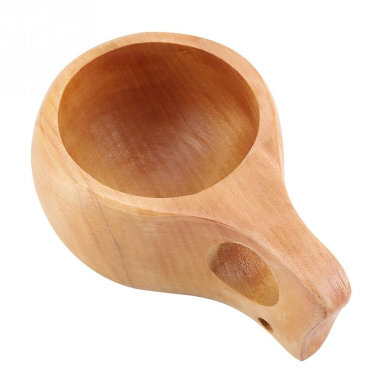 Natūralaus daugkartinio naudojimo medinis vandens puodelis Medinis pieno puodelis medinis pusryčių puodelis Bokalai Alaus pieno puodelis Kavos vandens butelis Virtuvės įrankiai
