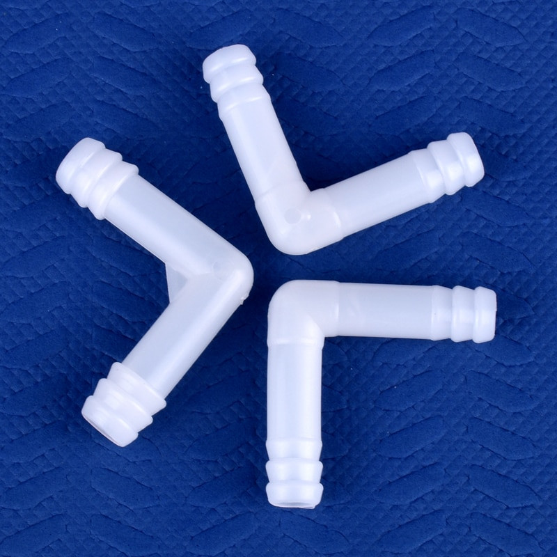 5 ~ 500 tk 8 mm 10 mm PE küünarnuki ühendus akvaariumi paagi õhupumba voolik pagoodi liitmik jootmise niisutus aia veetoru pistik