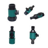 3/4" 3/8"1/2 "1/4" Conector rapid pentru udarea grădinii Comutator supapă din plastic Cuplaje rapide pentru instrument de spălat auto Supapă tub de grădină