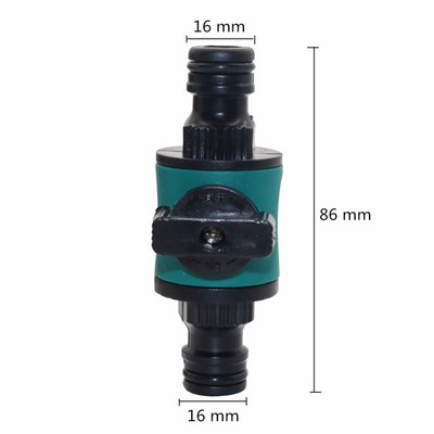 3/4" 3/8"1/2 "1/4" Conector rapid pentru udarea grădinii Comutator supapă din plastic Cuplaje rapide pentru instrument de spălat auto Supapă tub de grădină