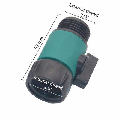 3/4" 3/8"1/2 "1/4" Conector rapid pentru udarea grădinii Comutator supapă din plastic Cuplaje rapide pentru instrument de spălat auto Supapă tub de grădină