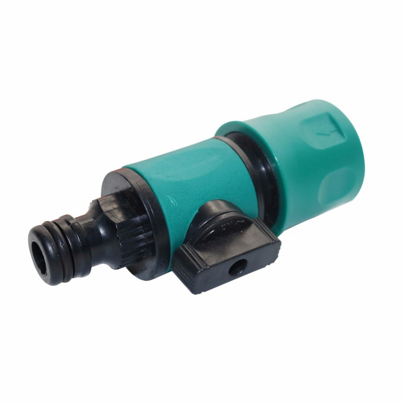 3/4" 3/8"1/2 "1/4" Conector rapid pentru udarea grădinii Comutator supapă din plastic Cuplaje rapide pentru instrument de spălat auto Supapă tub de grădină