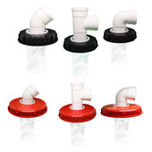 Capac capac pentru butoi IBC Ton cu filtru Capac pentru butoi IBC Ton Capac durabil din plastic cu orificiu de aerisire Capac filtru pentru butoi ton