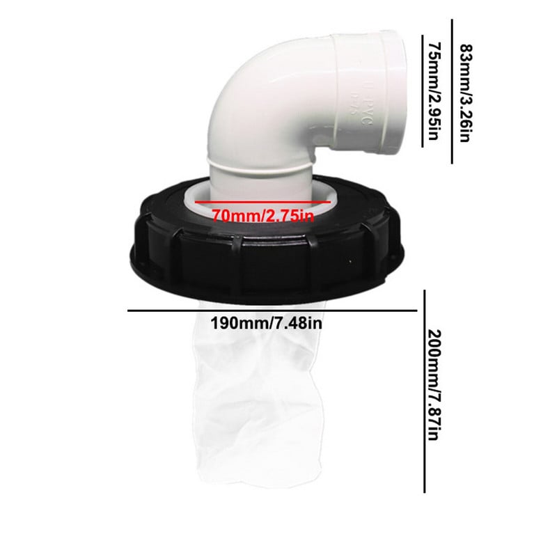 Capac capac pentru butoi IBC Ton cu filtru Capac pentru butoi IBC Ton Capac durabil din plastic cu orificiu de aerisire Capac filtru pentru butoi ton