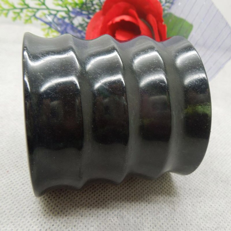 Natūralios Hetian Jade arbatos puodelis Tikras kiniškas Sindziango Nefrito Žaliasis Jades Akmuo Bambuko Kung Fu arbatos puodeliai Rankomis raižyti sveiki arbatiniai