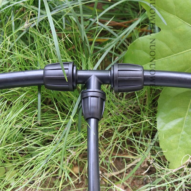 2 buc. Conectori noi de țevi LDPE de 16 mm Nuci de blocare Conector de apă de grădină Udare fermă Conector de furtun pentru țeavă de irigare agricolă