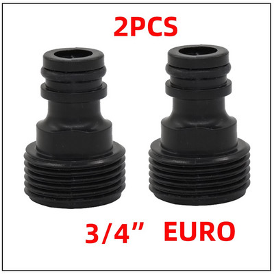 Cuplaj rapid de irigare a grădinii 1/2" 3/4" 1 conector de furtun Reparare Adaptor de scurgeri deteriorat pentru conexiune conductă de apă reutilizabil