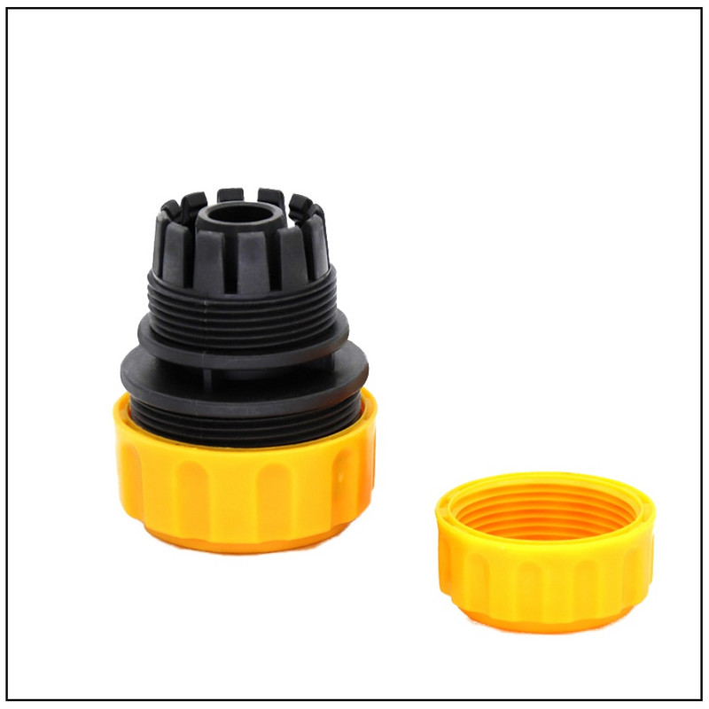 Cuplaj rapid de irigare a grădinii 1/2" 3/4" 1 conector de furtun Reparare Adaptor de scurgeri deteriorat pentru conexiune conductă de apă reutilizabil