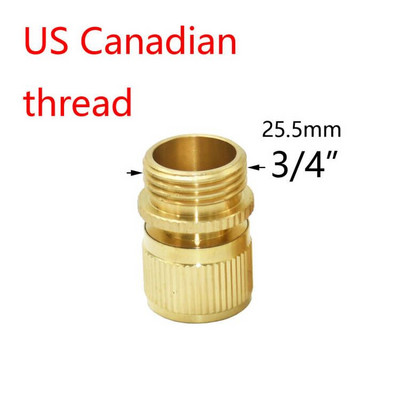 1 vnt. žalvario 1/2 3/4 colio sriegio greitoji jungtis Sodo vandens pistoleto jungtis Automobilių plovimo mašina Vyriška/moteriška 1/2 3/4 colio čiaupo adapteris