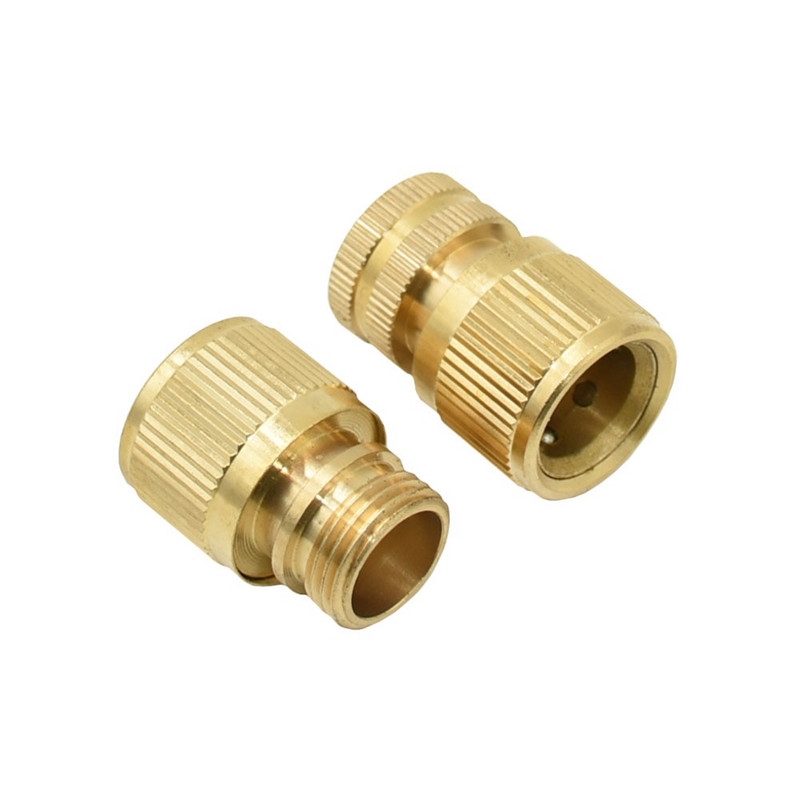 1 vnt. žalvario 1/2 3/4 colio sriegio greitoji jungtis Sodo vandens pistoleto jungtis Automobilių plovimo mašina Vyriška/moteriška 1/2 3/4 colio čiaupo adapteris