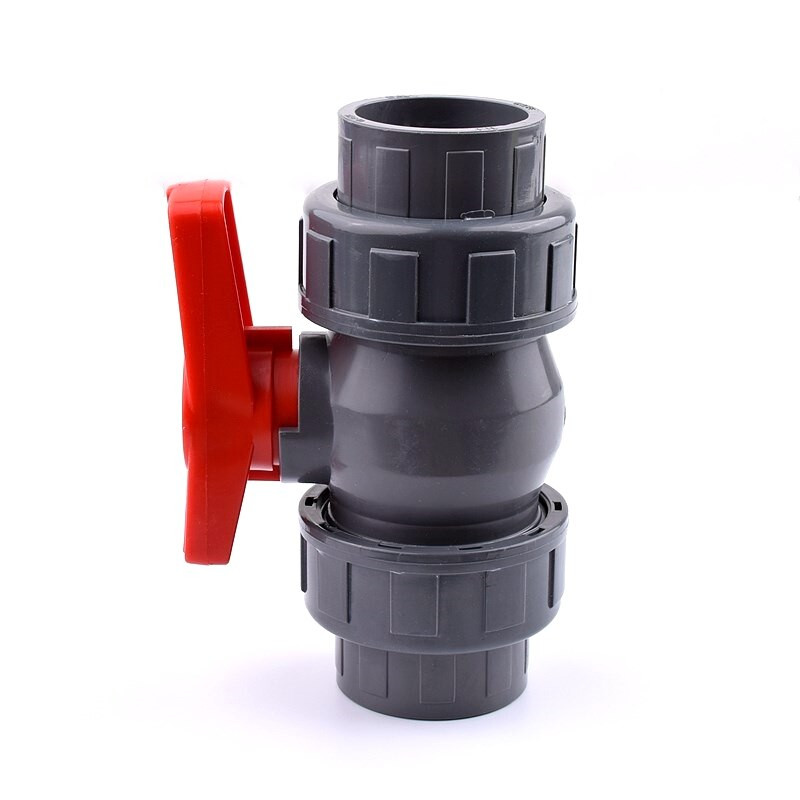 1 db 20/25/32/40/50mm PVC csőcsatlakozó szelep vízcső szerelvények gömbcsap kerti öntözővízcső csatlakozó akváriumi adapter