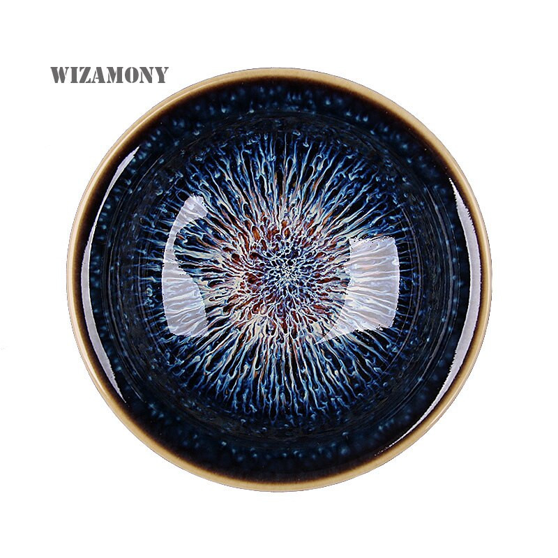 HOT!!!!WIZAMONY Új 1 DB Jingdezhen Heaven Eyes tea vörös máz Kínai Porcelán Traditional Skill Gyengéd teáscsésze teáskészlet Bowl