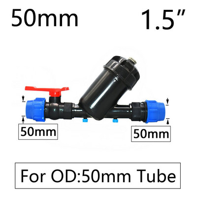 Filtru de irigare cu ochiuri de 120 1/2 3/4 1.2 1.5 2 inch Filtru de plasă metalică pentru udarea grădinii Pulverizator de ecran pentru grădinărit instrument de irigare prin picurare