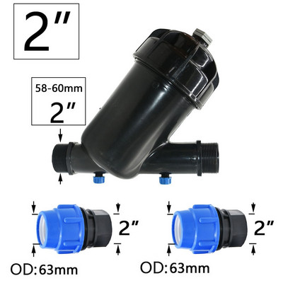 Filtru de irigare cu ochiuri de 120 1/2 3/4 1.2 1.5 2 inch Filtru de plasă metalică pentru udarea grădinii Pulverizator de ecran pentru grădinărit instrument de irigare prin picurare