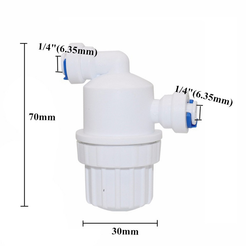 1/4" 3/8" kerti vízszűrő gyors hozzáférésű mikroszűrő víztisztító elülső rozsdamentes acél hálós szűrők otthoni kerti csatlakozók