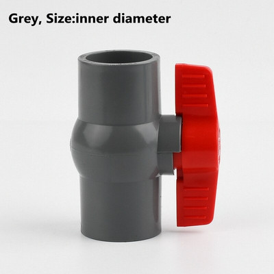 1 buc 20 ~ 110mm PVC țeavă priză supapă cu bilă acvariu conectori pentru rezervor de pește fitinguri sistem de irigare pentru grădină adaptor supapă cu bilă din PVC