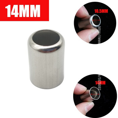 Pakiranje od 50 komada Alati za savijanje visokotlačnog crijeva od nehrđajućeg čelika, ispušni priključak za ispušnu cijev 11,5 MM -18 MM Spojnica cijevi