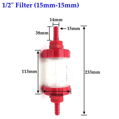 14 ~ 25mm diferite tipuri de filtru pentru pompa de inalta presiune pentru masina de curatare a ecranului sita pulverizator de irigare filtre de apa absorbante
