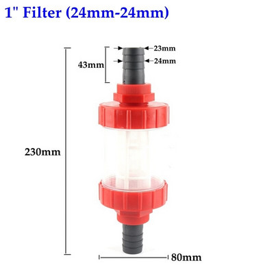 14 ~ 25mm diferite tipuri de filtru pentru pompa de inalta presiune pentru masina de curatare a ecranului sita pulverizator de irigare filtre de apa absorbante