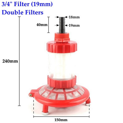 14 ~ 25mm diferite tipuri de filtru pentru pompa de inalta presiune pentru masina de curatare a ecranului sita pulverizator de irigare filtre de apa absorbante