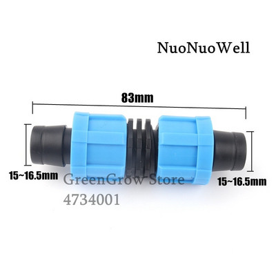 5db/tétel 16mm öntöző csepegtető szalag csatlakozók Mezőgazdasági mezőgazdasági víztakarékos öntözőrendszer tömlőcsatlakozó kerti vízcsatlakozó