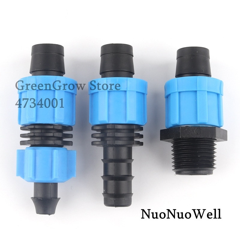 5db/tétel 16mm öntöző csepegtető szalag csatlakozók Mezőgazdasági mezőgazdasági víztakarékos öntözőrendszer tömlőcsatlakozó kerti vízcsatlakozó