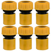 6 bucăți 3/4 1/2 inch furtun de grădină conector de reparare țevi fiting tuburi conexiune rapidă pentru irigare prin picurare udare seră