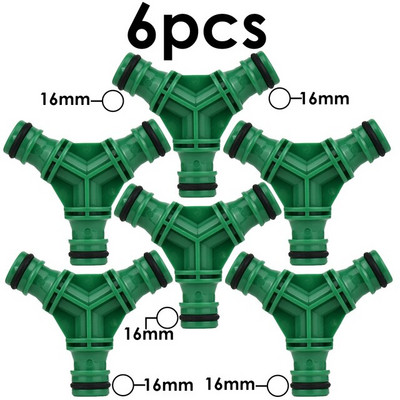 6 bucăți 3/4 1/2 inch furtun de grădină conector de reparare țevi fiting tuburi conexiune rapidă pentru irigare prin picurare udare seră