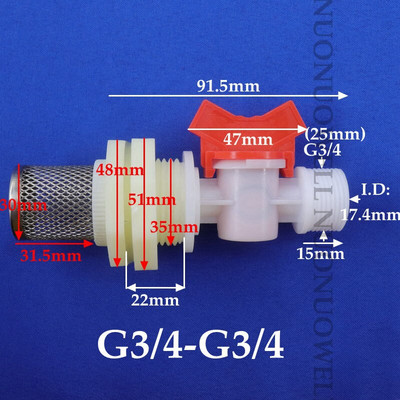 1-10 rinkinių 1/4'' 3/8'' 1/2'' 3/4'' 1'' dvigubo išorinio sriegio rutulinio vožtuvo vandens bako jungtis nerūdijančio plieno filtrų rinkinio jungtys