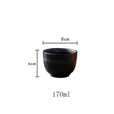 CHANSHOVA 170/200ml Hagyományos kínai retro stílusú, kézzel festett kerámia nagy teáscsésze Kínai porcelán kávéscsészék bögre H269