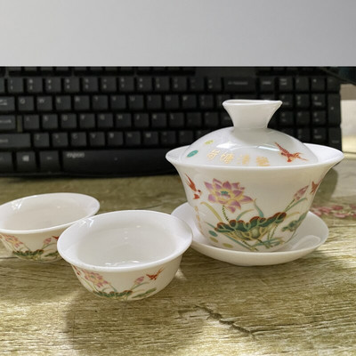 1kom 22ML kineski porculanski kung fu set šalica za čaj Keramički servis za čaj visokokvalitetni set za čaj zdjelice za čaj šalice i tanjurići posuđe D054