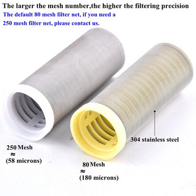 1/2" sodo laistymo žarnos filtras žemės ūkio drėkinimo priemaišų pirminis filtras akvariumo vandens siurblio filtras 80/250 tinklelio sietelio tinklelis
