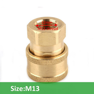 1 buc 1/4 "M14 M18 M22 alamă conector rapid de înaltă presiune Adaptor pistol de apă îmbinări pentru spălătorie auto Accesorii pentru irigarea grădinii