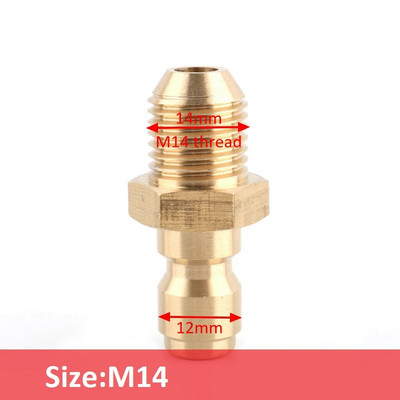 1 buc 1/4 "M14 M18 M22 alamă conector rapid de înaltă presiune Adaptor pistol de apă îmbinări pentru spălătorie auto Accesorii pentru irigarea grădinii