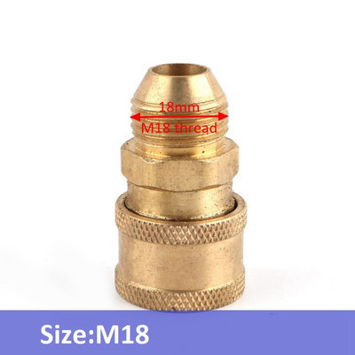 1 buc 1/4 "M14 M18 M22 alamă conector rapid de înaltă presiune Adaptor pistol de apă îmbinări pentru spălătorie auto Accesorii pentru irigarea grădinii