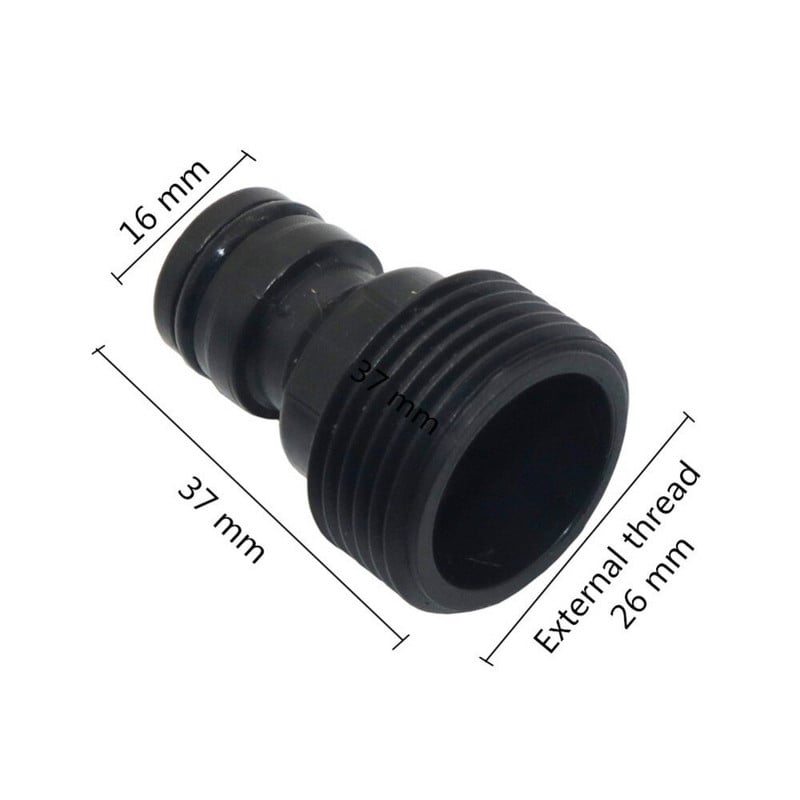 Kerti csap 2 utas szelepes csap 5/8" gyorscsatlakozó, 3/4" női vízöntöző szelep elosztó öntözési csatlakozó 1 készlet
