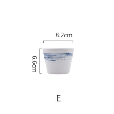 RUX 1-4db 190ml Japán stílusú kézzel rajzolt teás csésze Kerámia vizes csésze Konyha Italáru Étterem étkészlet nagykereskedés
