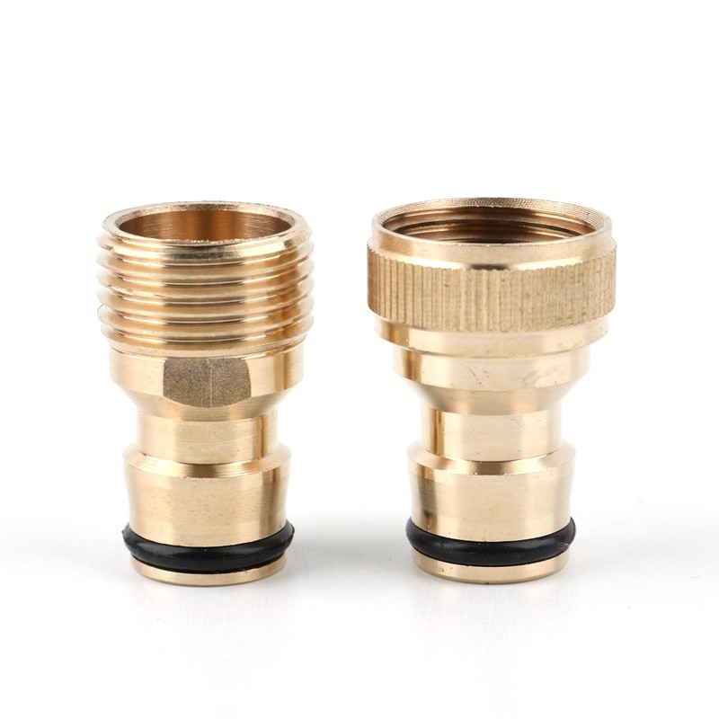 2 buc alamă 1/2" filet conector rapid conector pentru irigare grădină apă robinet duză adaptor robinet furtun de grădină/conector țeavă