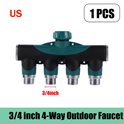 3/4" američko standardno vrtno crijevo Globe Ventil Konektor Zaporni ventil Vrtno crijevo Diverter Adapter za slavinu Brzi konektor