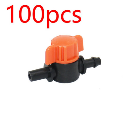 5-100 komada 4/7 crijevo ventil za vodu Vrtni automatski sustav za navodnjavanje kapanjem 1/4" Mini cijev za navodnjavanje Bodljikavi prekidač Kontrolni spojevi