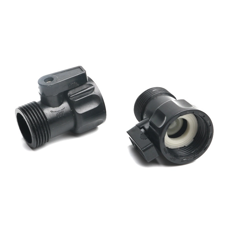2 buc supapă de irigare a grădinii din plastic 3/4 "filet tată la femelă extinde întrerupător tub furtun pentru tubul de spălare auto