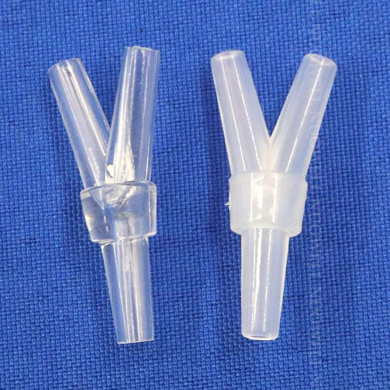 200 ~ 5 buc. 2,4-6,4 mm Conectori tip Y de tip T Dispozitive de despicare pentru țevi din plastic PP pentru rezervor de pește de acvariu Conector de distribuitor de furtun pentru pompă de aer