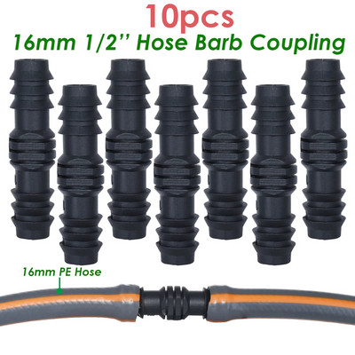 KESLA 10 buc. 16 mm cuplaj cot ghimpat conector de capăt pentru micro irigare 1/2 inchi PE tub furtun racord prin picurare udarea grădinii