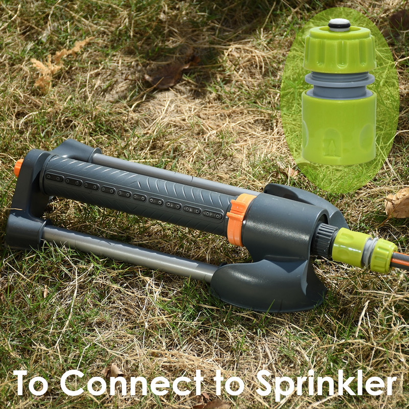 6 vnt., 1/2 colio sodo žarnos vamzdžio remonto jungtis su VANDENS UŽDARYMO VOŽTUVU Montavimo vamzdeliai Greitas prijungimas Lašelinio laistymo šiltnamis